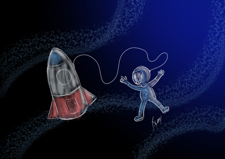 The astronaut
