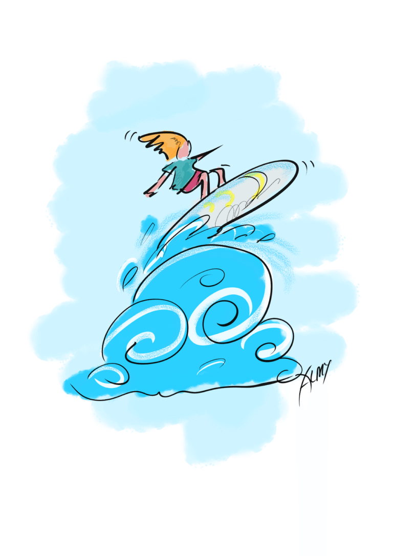 The surfer